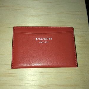 Authentic Coach card holder